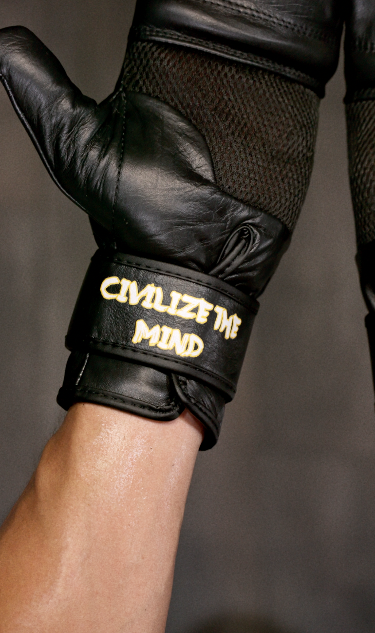 LEWIS TAN “GLADIATOR” BAG MITT EDITION